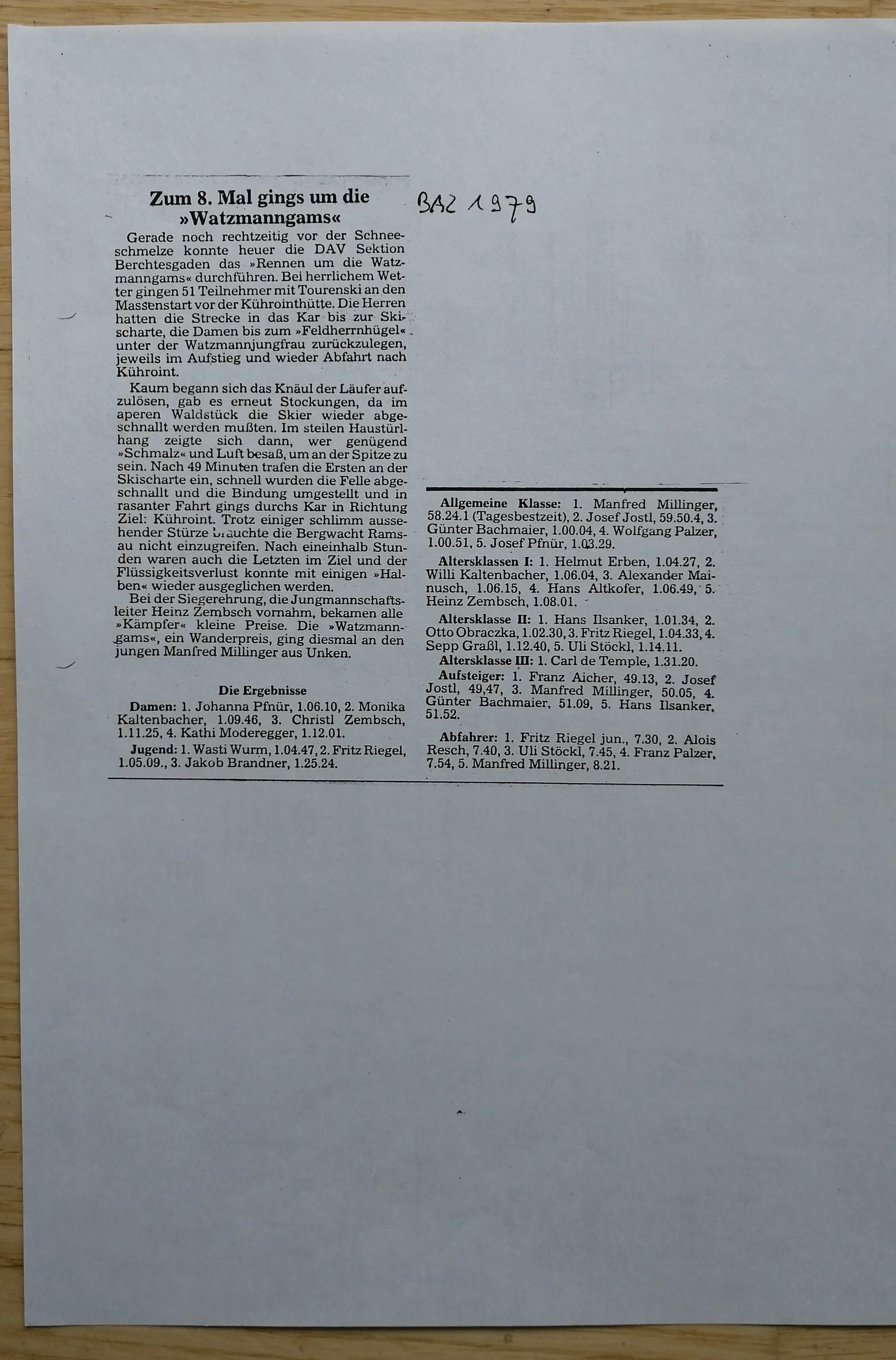 © Albert Hirschbichler