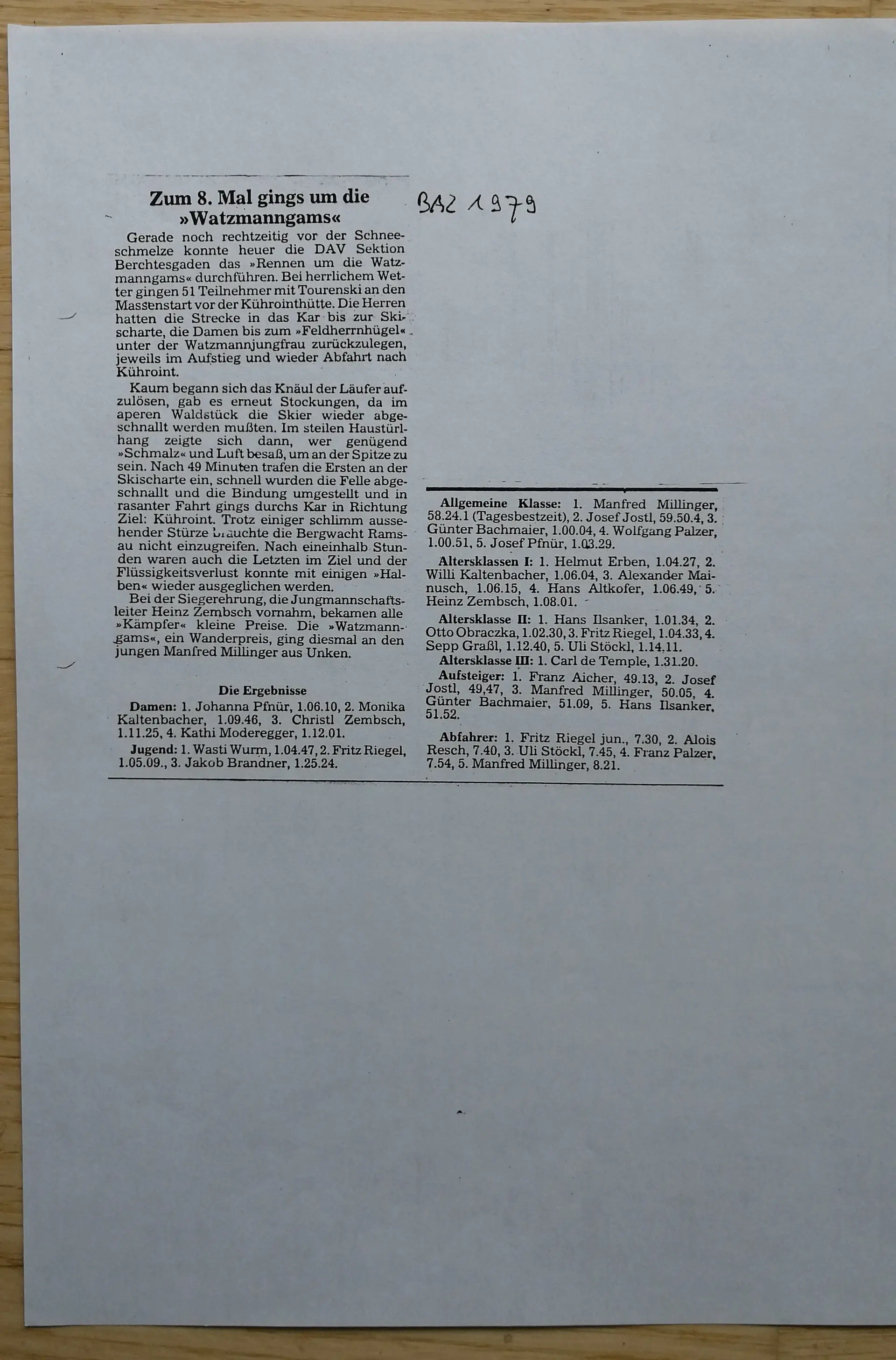 © Albert Hirschbichler