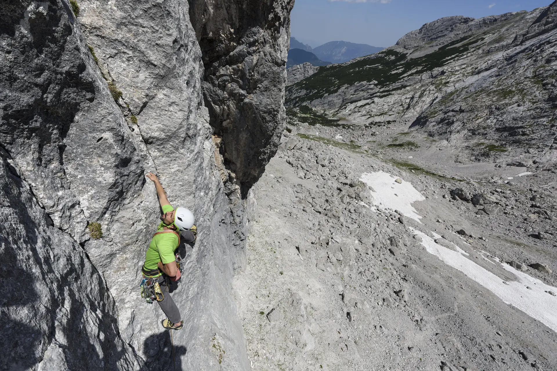 Outdoor-Klettern am Fels | © DAV/Wolfgang Ehn